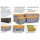10332 - CEMO 250l CEMbox - Tragfähigkeit 200 kg - grau/orange - stapelbar - Etikettentasche