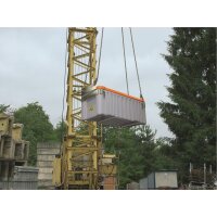 10333 - CEMO 250l CEMbox - Tragf&auml;higkeit 100 kg - grau/orange - kranbar - Etikettentasche