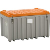 10334 - CEMO 400l CEMbox - Tragf&auml;higkeit 250 kg - grau/orange - stapelbar - Etikettentasche