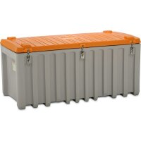 10335 - CEMO 750l CEMbox - Tragf&auml;higkeit 400 kg - grau/orange - stapelbar - ohne Seitent&uuml;r