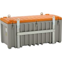 10337 - CEMO 750l CEMbox - Tragf&auml;higkeit 200 kg - grau/orange - kranbar - ohne Seitent&uuml;r