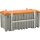 10338 - CEMO 750l CEMbox - Tragfähigkeit 200 kg - grau/orange - kranbar - mit Seitentür