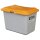10565 - CEMO 200l Streugutbehälter - ohne Entnahmeöffnung u. Staplertaschen - grau/orange