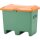 10576 - CEMO 200l Streugutbehälter - ohne Entnahmeöffnung - mit Staplertaschen - grün/orange