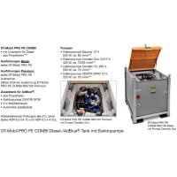 CEMO 850/100l Combi Diesel-/AdBlue® Tank - 12 V Bipump Pumpe - 85l/min