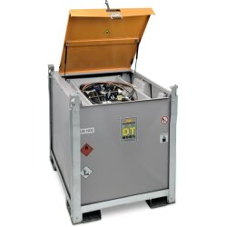 CEMO 850/100l DT-Mobil PRO PE COMBI Diesel-/AdBlue®-Tank - 24/12V Cematic Duo - 70/35l/min - 8 m Aufroller