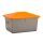 10896 - CEMO 550l Streugutbehälter - grau/orange -...