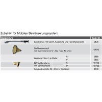 10927 - CEMO 600l Mobiles Bew&auml;sserungssystem BWS 130-PE - Dom &Oslash; 380 mm - 80 m Aufroller - Schwallwand