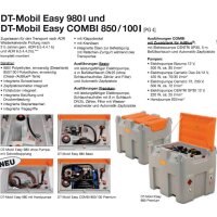 11025 - CEMO 980l DT-Mobil Easy - mit Handpumpe - 60l/min - 4 m Schlauch DN19 - Zapfventil