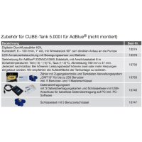 11028 - CEMO 5000l CUBE-Tank für AdBlue® - 230V - 35l/min - Outdoor - 6 m Schlauch DN19