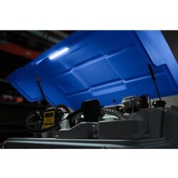 11142 - CEMO Deckel - für CUBE-Tanks für AdBlue® - blau - mit Gasdruckfedern