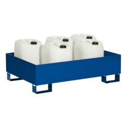 CEMO Auffangwanne für 1 x 200 Liter Fässer und Kleingebinde - 210 Liter - SO2 - bis 800 kg belastbar - lackiert
