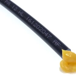 Kunststoffleitung - Ø 6 x 1,5 mm - 89 bar - Halbstarr - Schwarz - Fließfett gefüllt - NLGI 000 - Meterware
