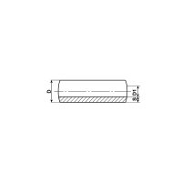 Kunststoffleitung - &Oslash; 6 x 1,5 mm - Nenndruck 89 bar - gef&uuml;llt mit Fett NLGI-Kl.II - Halbstarr - Meterware