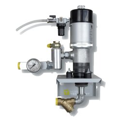 HORN - Druckluftpumpe - max. 16 bar - 10l/min - für Öl - Luftdruckregler - eichfähig