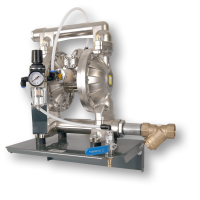HORN - Doppelmembranpumpe - 1/2" IG - max. 7,5 bar -...