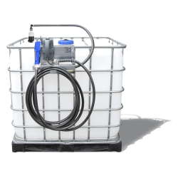 HORN - IBC-Kompaktpumpsystem HORNET W 85 H INOX - 230V - 48l/min - 8 m Schlauch - Zapfpistolenhalter