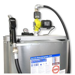 HORN - 1000l Dieseltankanlage HDT-TECPUMP 600 AC FMT3 VT 1000 - 230V - 55l/min - Zähler FMT 3