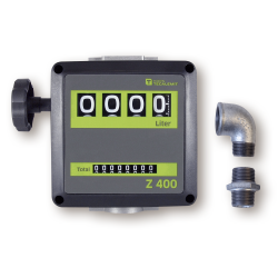 HORN - Mechanisches Rollenzählwerk Z 400 - 1" IG - max. 3,5 bar - 20-120l/min - Nachrüstsatz für Hornet 50/80