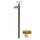 Handpumpe - Atex - Edelstahl - Lösungsmittel - 1000 mm - 0,3-0,6 l/Hub - Schlauchanschluss 3/4" -  2 m Schlauch