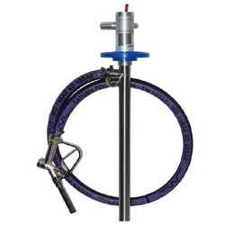 Fasspumpen-Set - Druckluft - 42 l/min - Edelstahl - Ø 32 mm - Pumpwerk 1200 mm - Zapfpistole -Schlauch