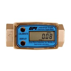 Elektronischer Durchflussmesser - Edelstahl Gehäuse:  - 1" IG - 19-190 l/min