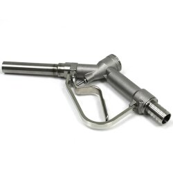 Zapfpistole Messing vernickelt - 1" Schlauchanschluss  - Drehkupplung - 80 l/min