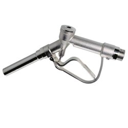 Zapfpistole Messing vernickelt - 1 1/4" Schlauchanschluss  - Drehkupplung - 80 l/min