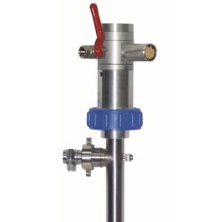 ATEX Druckluft Fasspumpe ST-AIR 1 - 78 l/min. -  Pumpwerk 700 mm -  Rotor - Edelstahl - Ø 32 mm