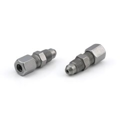 Rückschlagventil - M10x1 auf Ø 6 mm - 26,5 mm - Stahl - Bauform: LL