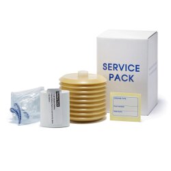 10x 250 ml Service Pack für Pulsarlube M, Mi, MS, EX/EXPL und BT gefüllt mit NLGI 2 Lebensmittelfett H1 - NSF H1-gerecht, Synthetisch, Speziell für Lebensmittel-/Pharmaindustrie, Gute Förderbarkeit