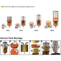 10x 60 ml Service Pack f&uuml;r Pulsarlube M, Mi, MS, EX/EXPL und BT