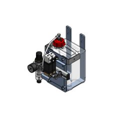 Behälterbaugruppe TCJ - 24 Volt - 2,5 l Behälter - Für 1 Sprühkopf - Niveauüberwachung