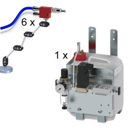 5 l Sprühsystem - 6 Sprühköpfe  - 6 x 2 m Schlauch - Niveauüberwachung