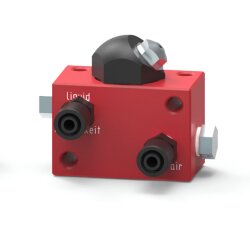 Sprühkopfgruppe PCJR - 1-fach - 05x10 -Aluminium
