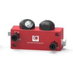 Sprühkopfgruppe PCJR - 2- fach - 05x10 - Aluminium