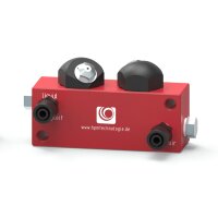 Sprühkopfgruppe PCJR - 2- fach - 05x10 - Aluminium