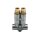 Delimon Kolbenverteiler 352 - für Öl und Fliessfett - 2 Auslässe - M8x1 Gewinde - 0.10 / 0.10 ccm pro Hub