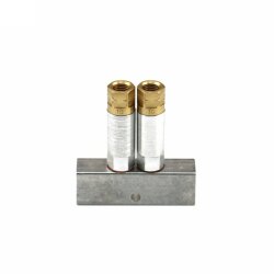 Einleitungsverteiler ZEM 322 - 0,16 cm pro Hub - Eingang IG M10x1 - Ausgang M8x1