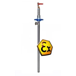 ATEX Fasspumpe - Druckluft - ST-AIR 3 - Fasspumpe - 91  l/min - 6 bar - Edelstahl - Pumpwerk 700-1.500 mm - Ø 41 mm - Rotor