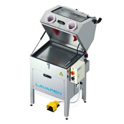 Manuelles Teilewaschgerät LP3C - Edelstahl - 230V - 9 bar - 75 l Tank - max. +60°C - 70 kg Tragfähigkeit - Reinigungskapazität: 95 x 70 x 45 cm