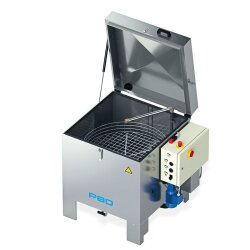Teilewaschgerät P60 - Edelstahl - 400V - 2,5 bar - 60 Liter Tank - 100 kg Tragkraft - Reinigungskapazität: 58 x 38 cm - Industrie
