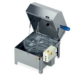 Teilewaschgerät P120 - Edelstahl - 400V - 2,5 bar - 270 Liter Tank - 300 kg Tragkraft - Reinigungskapazität: 117 x 70 cm - Industrie