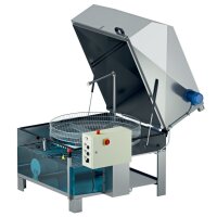 Teilewaschgerät P120 - Edelstahl - 400V - 2,5 bar - 270 Liter Tank - 300 kg Tragkraft - Reinigungskapazität: 117 x 70 cm - Industrie