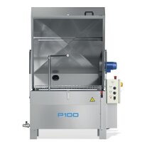 Teilewaschgerät P120 - Edelstahl - 400V - 2,5 bar - 270 Liter Tank - 300 kg Tragkraft - Reinigungskapazität: 117 x 70 cm - Industrie