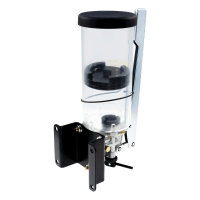 Handpumpe für Fett - max. 210 bar - 1 Liter Behälter - 1 ccm/Hub