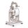 Hygiene Druckluft Doppelmembranpumpe - Edelstahl - 125 l/min - NW 1 1/2" Milchrohr auf Getränkeleitung