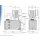 Delimon Zahnradpumpenaggregat ADM12A01A00 - 1,2 l/min - 400/460 Volt - 4 Liter Kunststoff Behälter - Ohne Zubehör