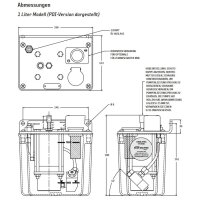 AP719 - Pneumatische Pumpe Airmatic, SLR, 1 Liter, 24V DC