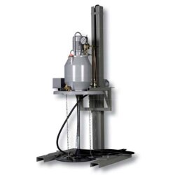Delimon Elektrische Fasspumpe BFE - für 200 kg Fässer - 230/400 Volt - 1 Auslass - 50 ccm/min (3,0 l/h) - mit Niveauschalter
